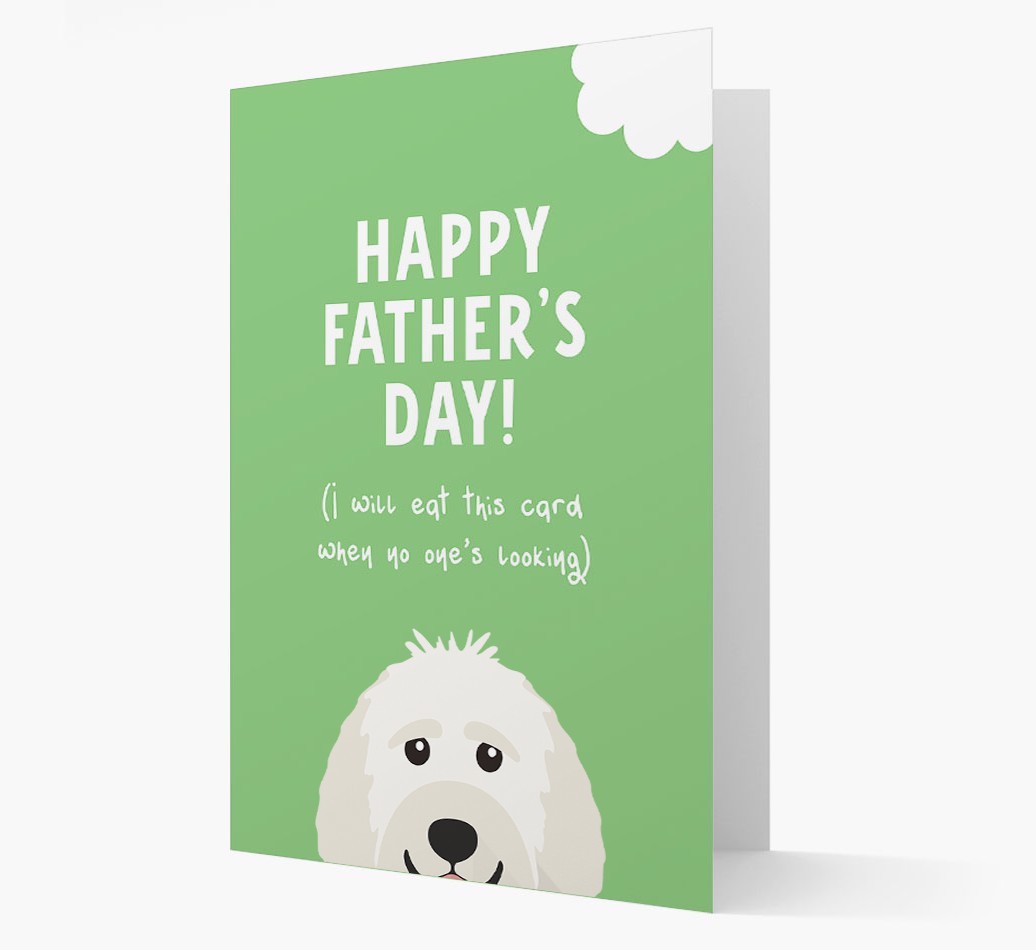 Happy Father's Day: Personalised {breedFullName} Card