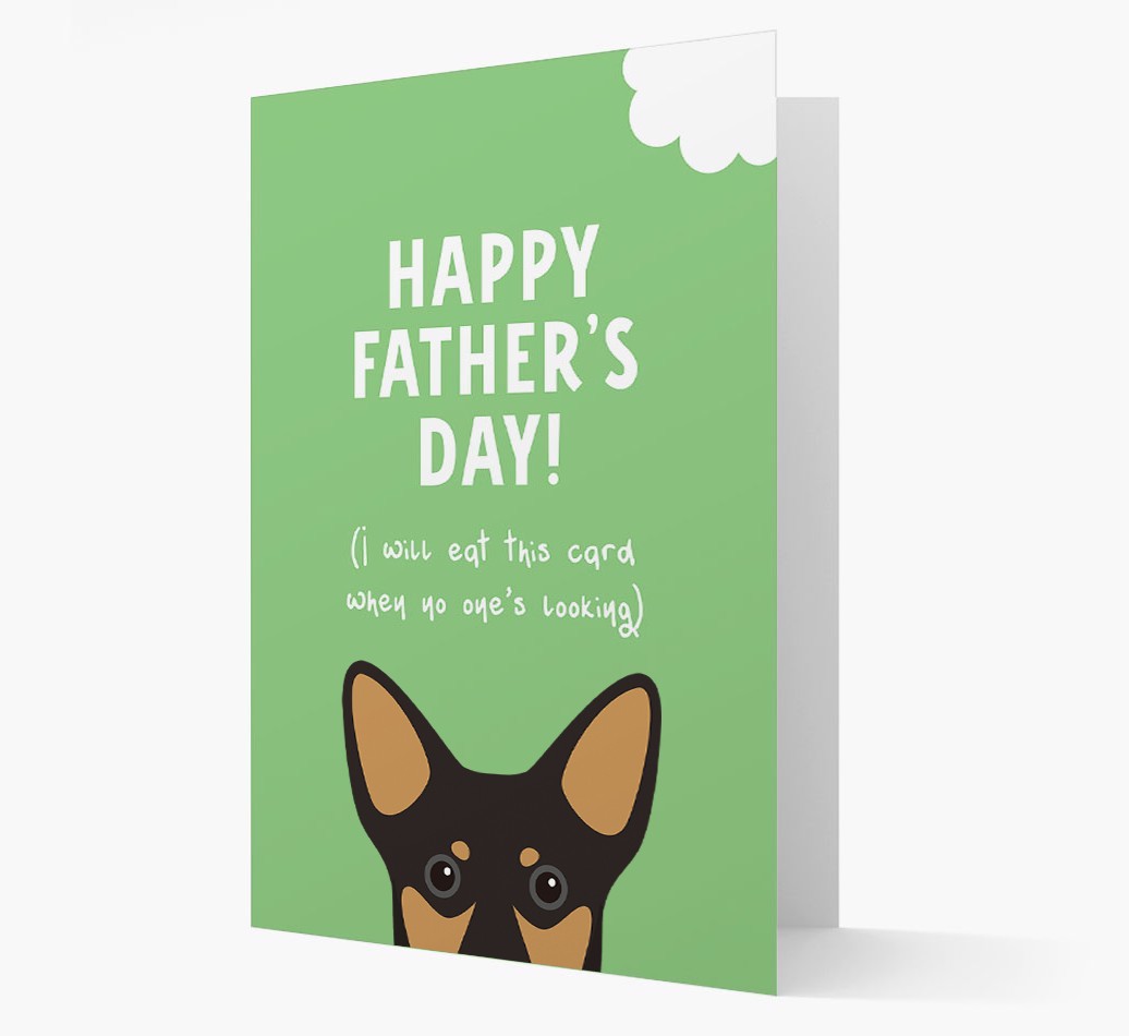 Happy Father's Day: Personalised {breedFullName} Card