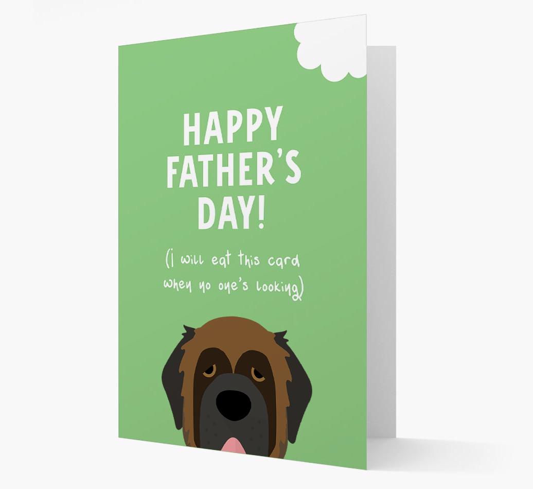 Happy Father's Day: Personalised {breedFullName} Card