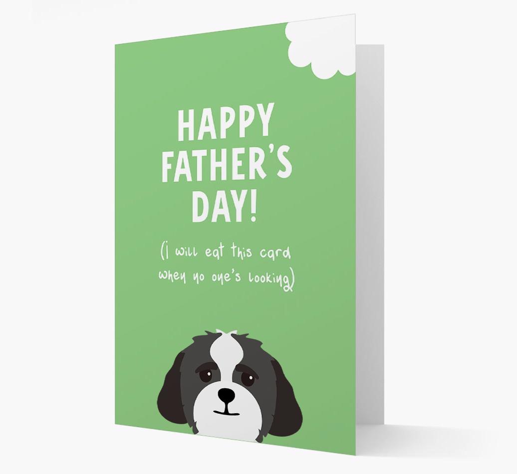 Happy Father's Day: Personalised {breedFullName} Card