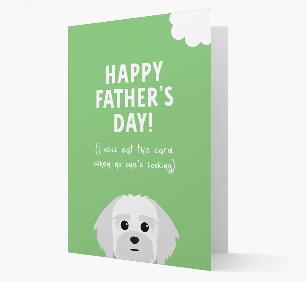 Happy Father's Day: Personalised {breedFullName} Card