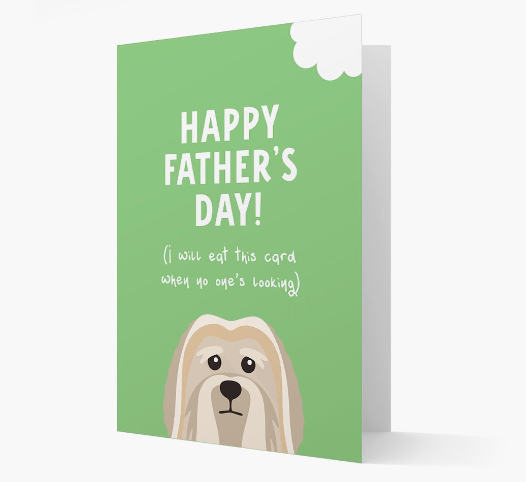 Happy Father's Day: Personalised {breedFullName} Card