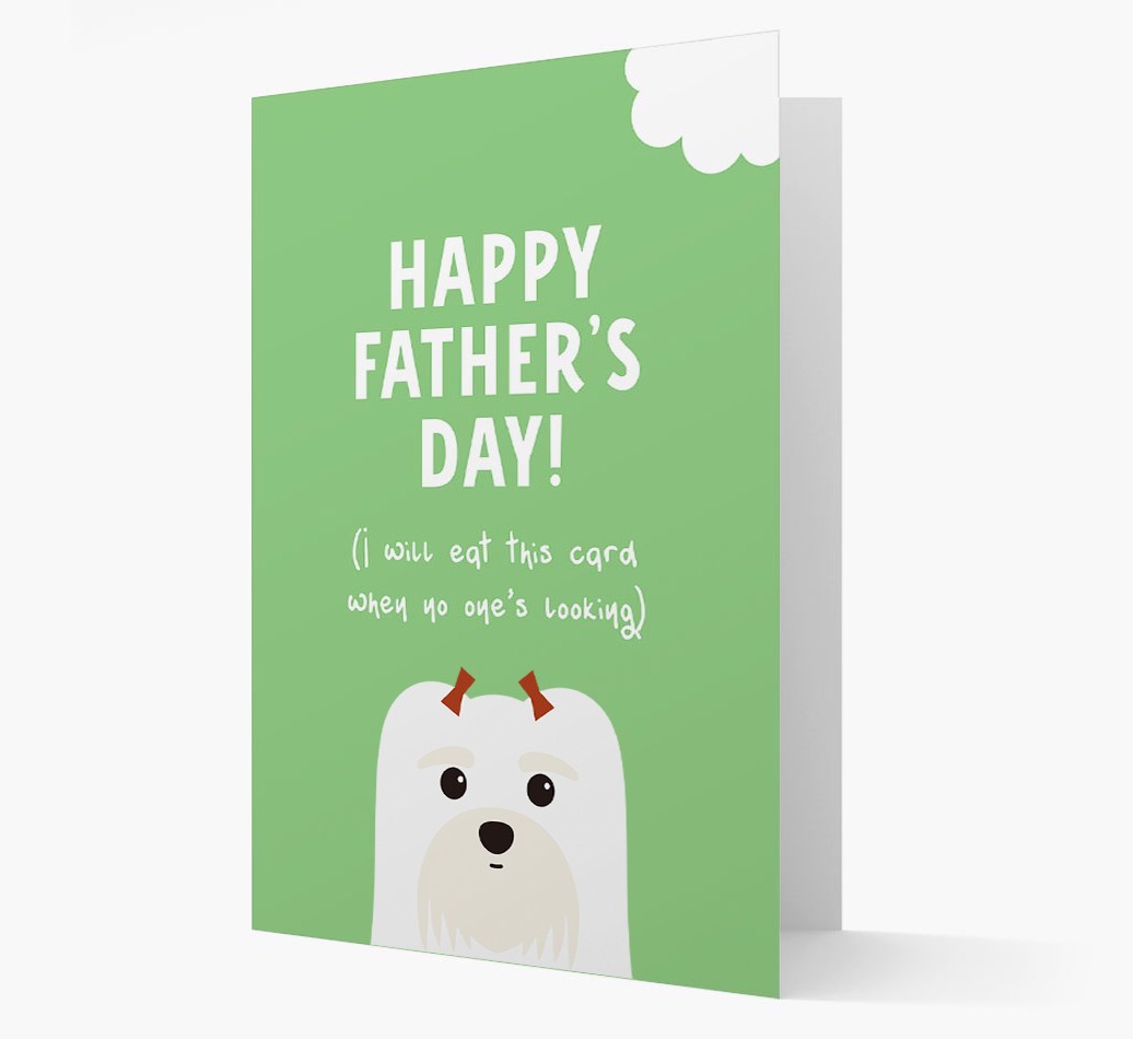 Happy Father's Day: Personalised {breedFullName} Card