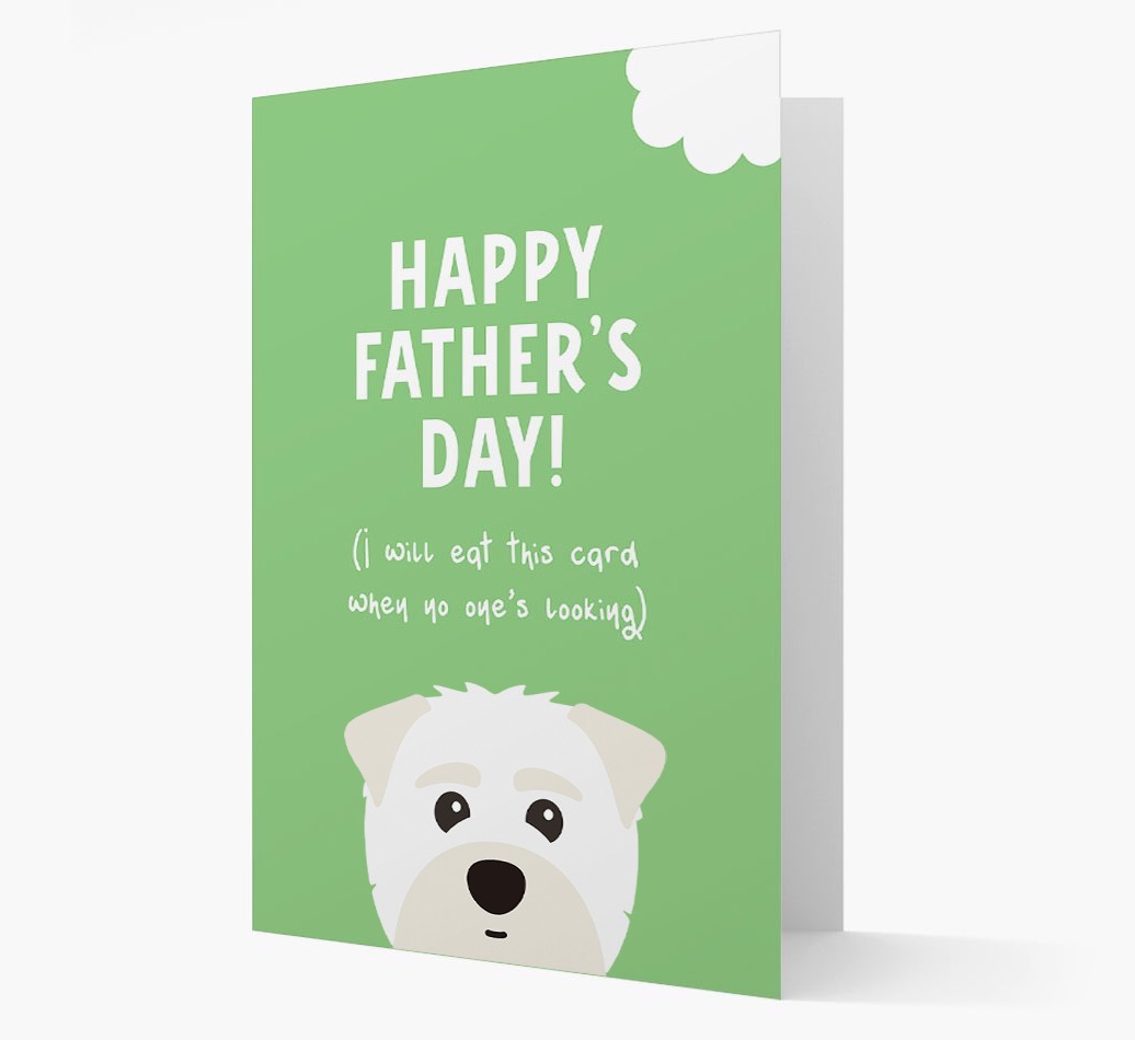 Happy Father's Day: Personalised {breedFullName} Card