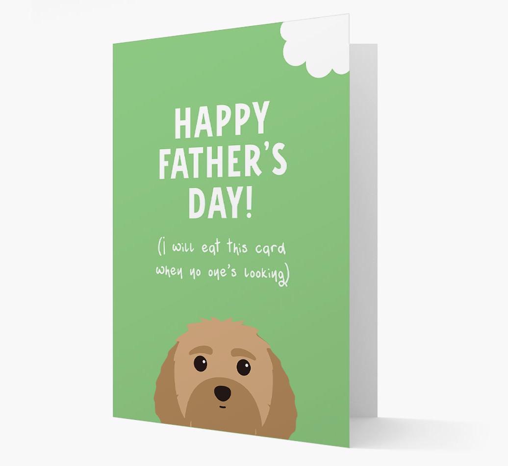 Happy Father's Day: Personalised {breedFullName} Card