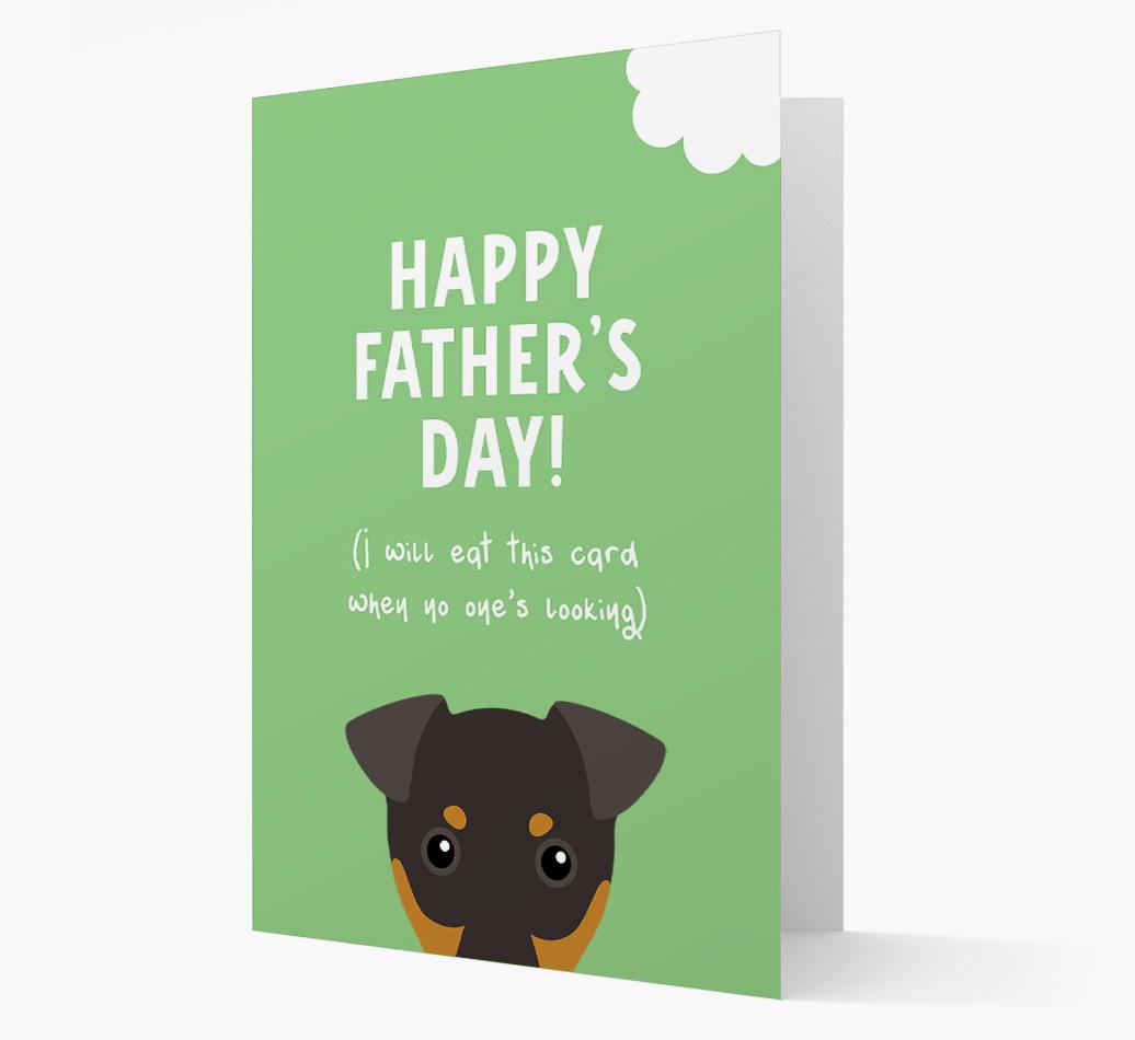 Happy Father's Day: Personalised {breedFullName} Card