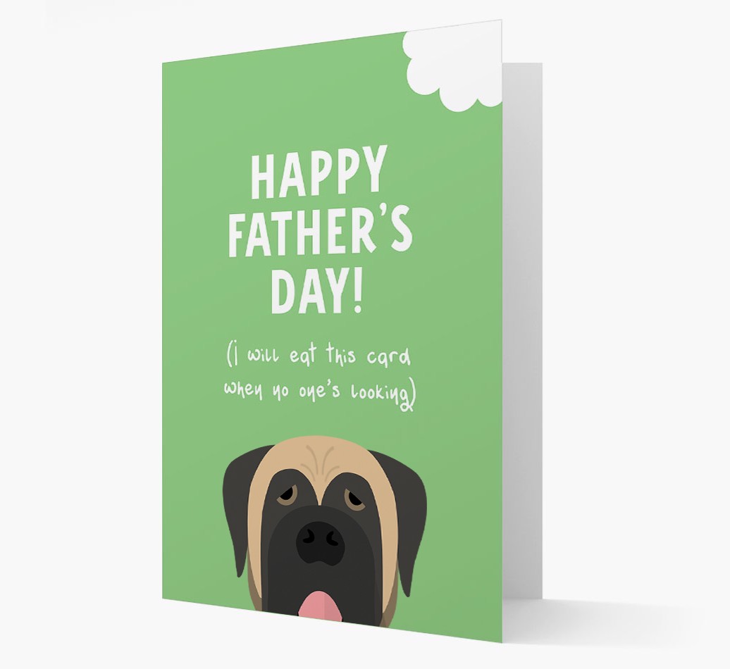 Happy Father's Day: Personalised {breedFullName} Card