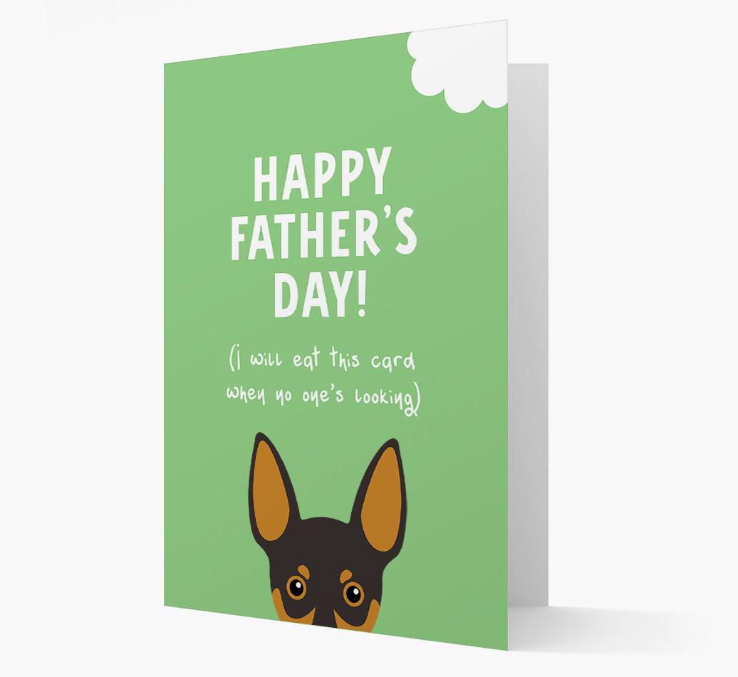 Happy Father's Day: Personalised {breedFullName} Card