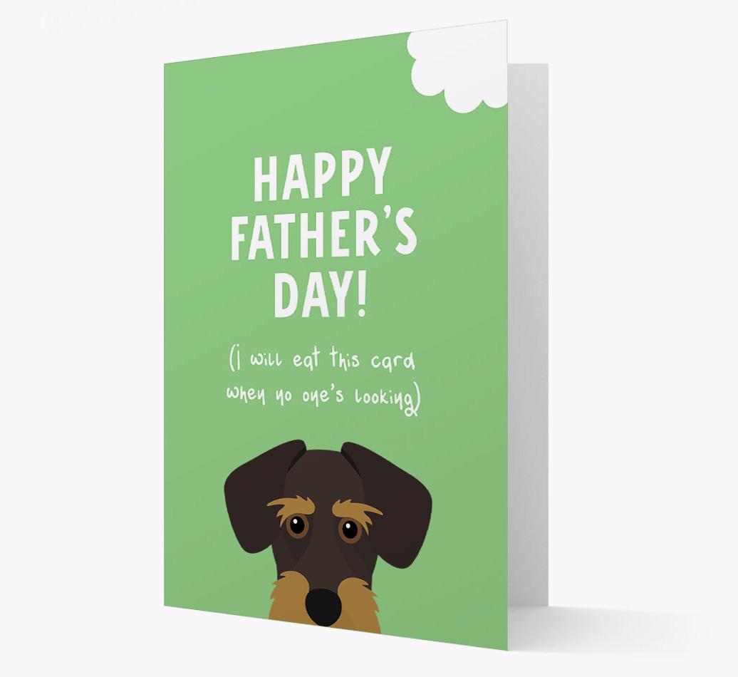Happy Father's Day: Personalised {breedFullName} Card