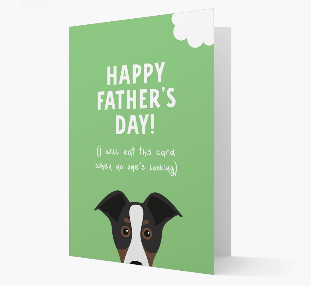 Happy Father's Day: Personalised {breedFullName} Card