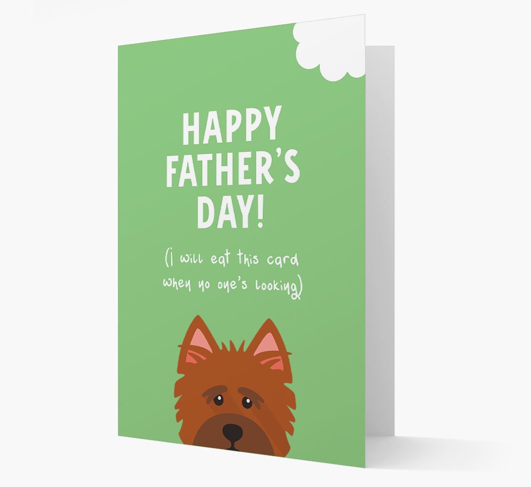 Happy Father's Day: Personalised {breedFullName} Card