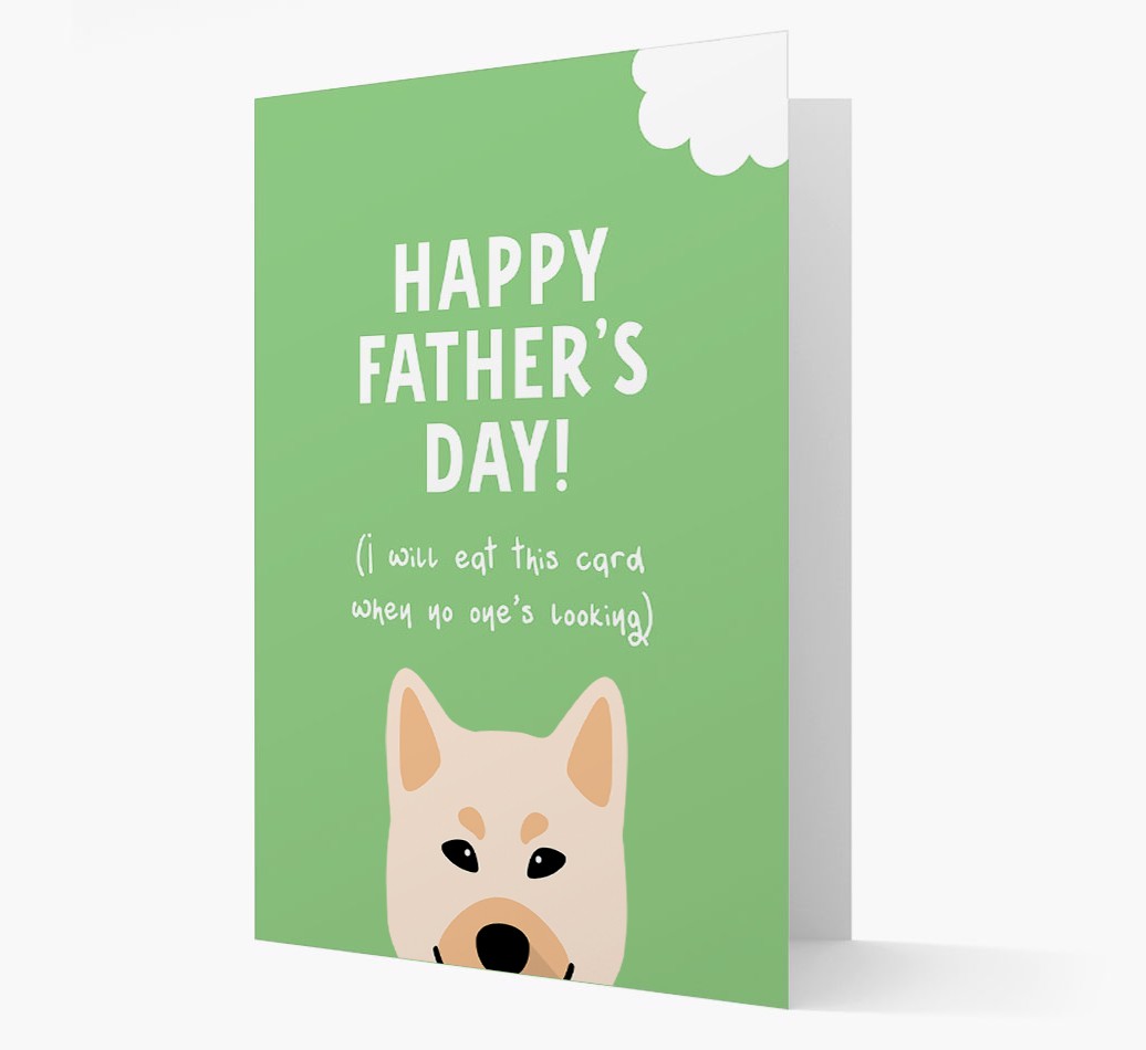 Happy Father's Day: Personalised {breedFullName} Card
