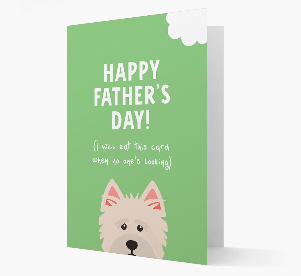 Happy Father's Day: Personalised {breedFullName} Card