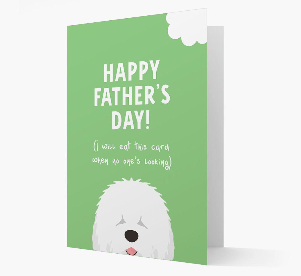 Happy Father's Day: Personalised {breedFullName} Card