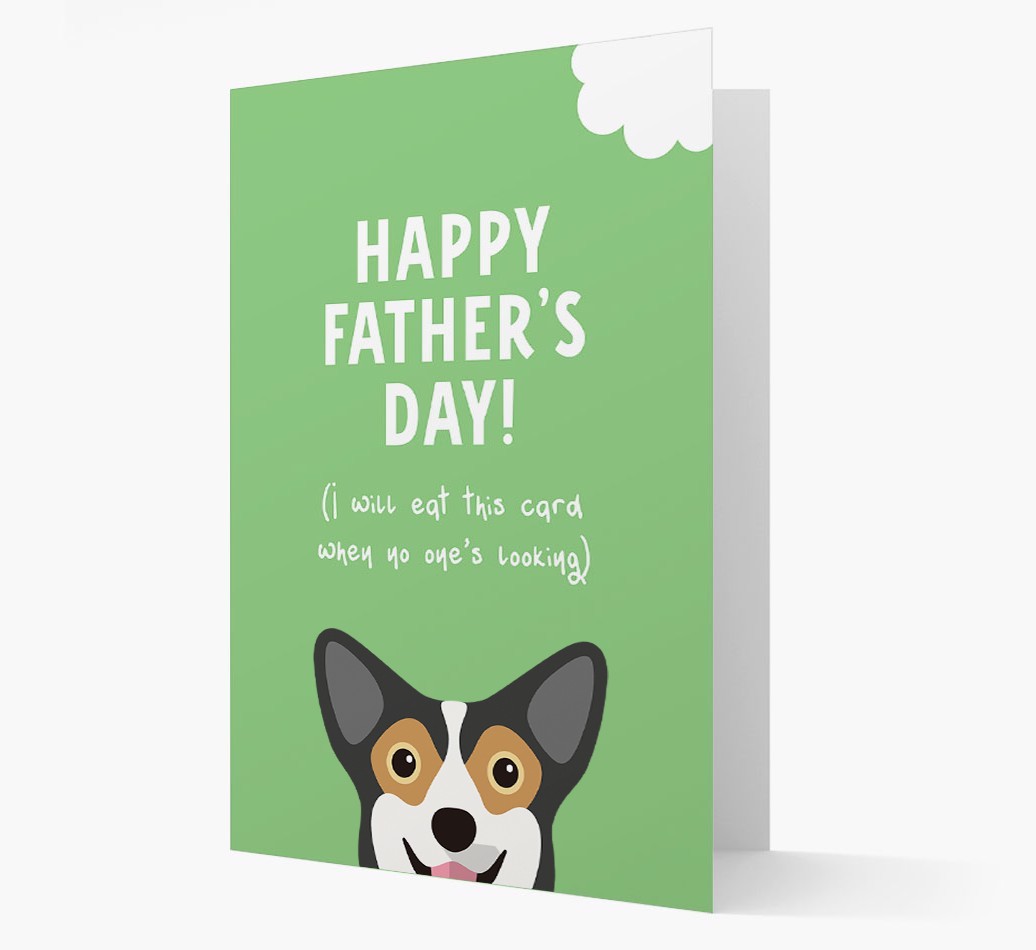 Happy Father's Day: Personalised {breedFullName} Card