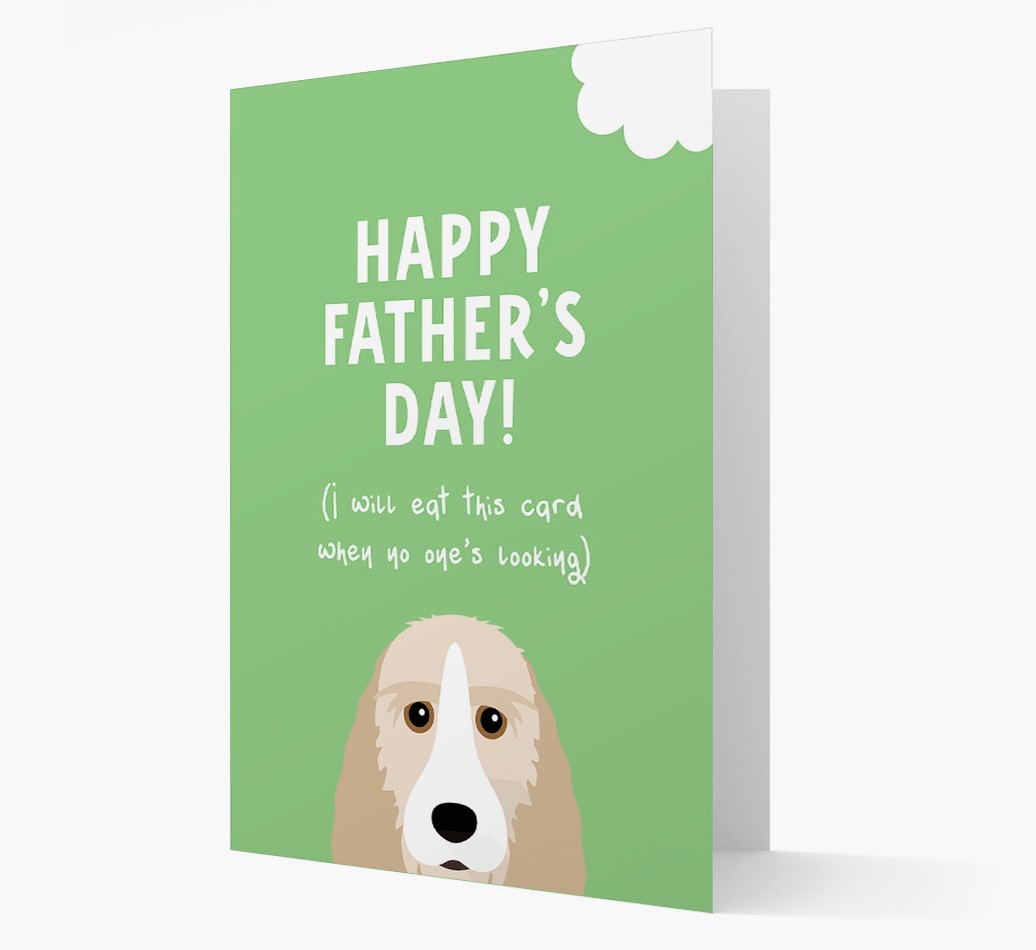 Happy Father's Day: Personalised {breedFullName} Card