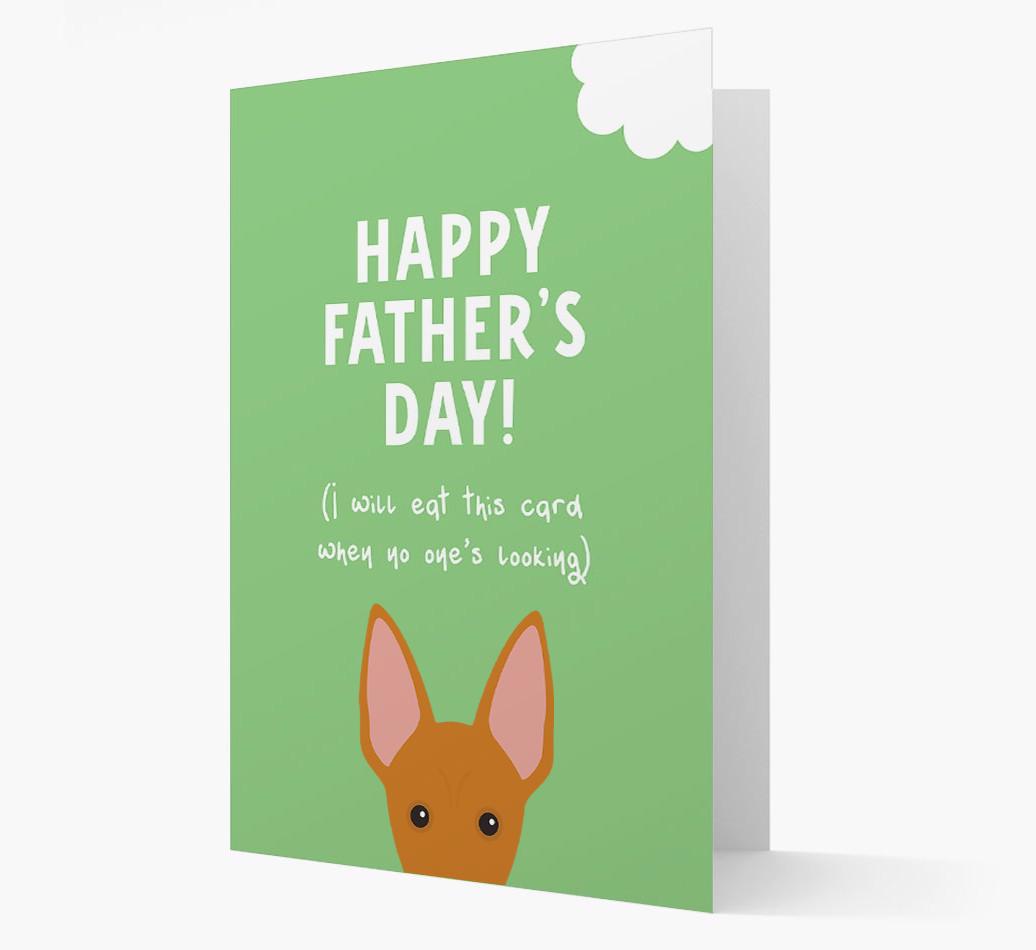 Happy Father's Day: Personalised {breedFullName} Card