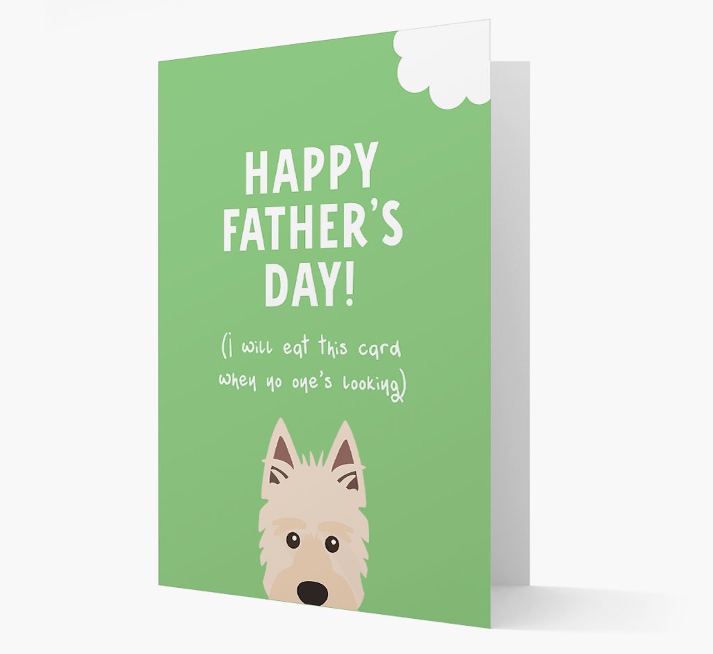 Happy Father's Day: Personalised {breedFullName} Card