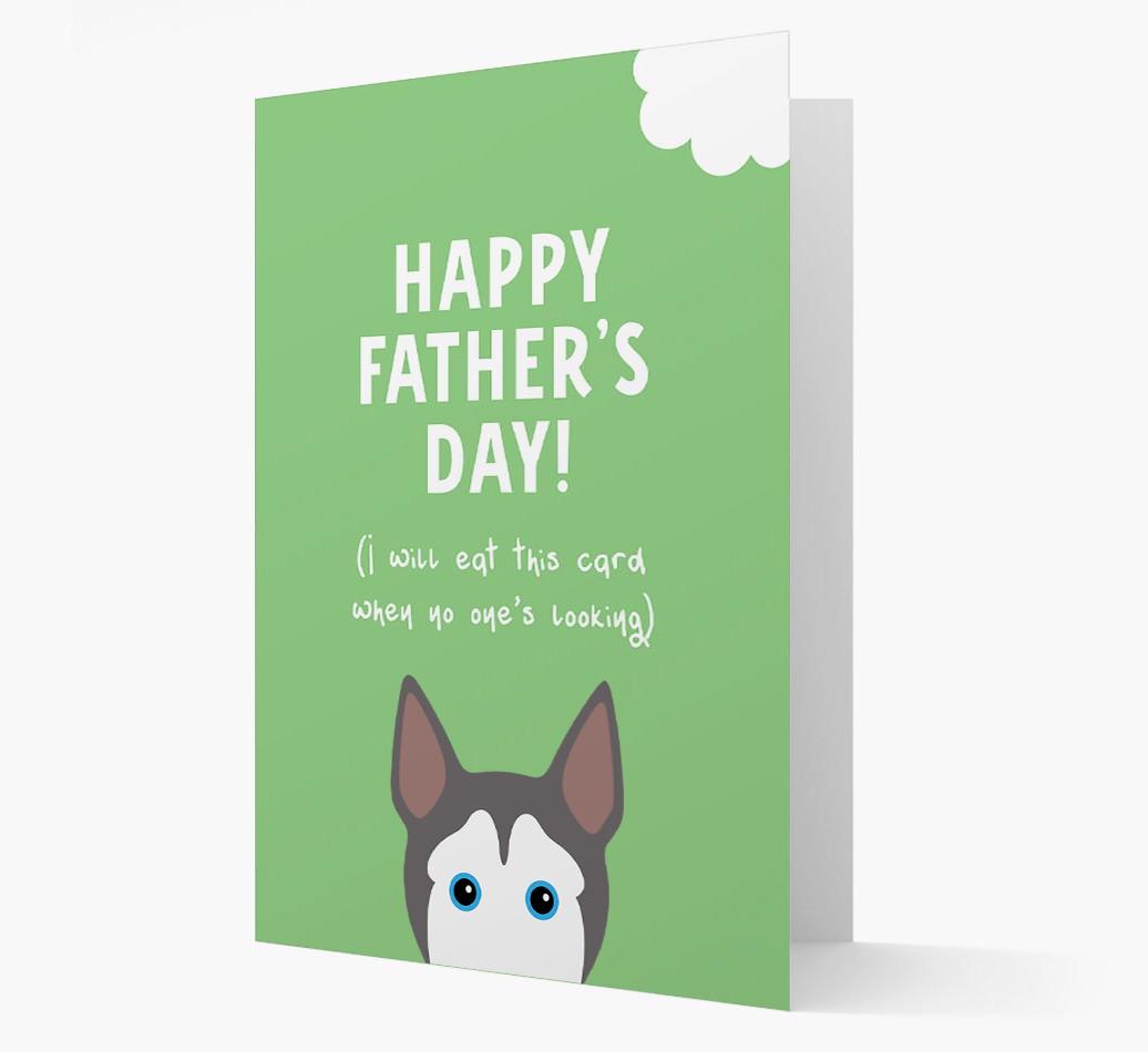 Happy Father's Day: Personalised {breedFullName} Card