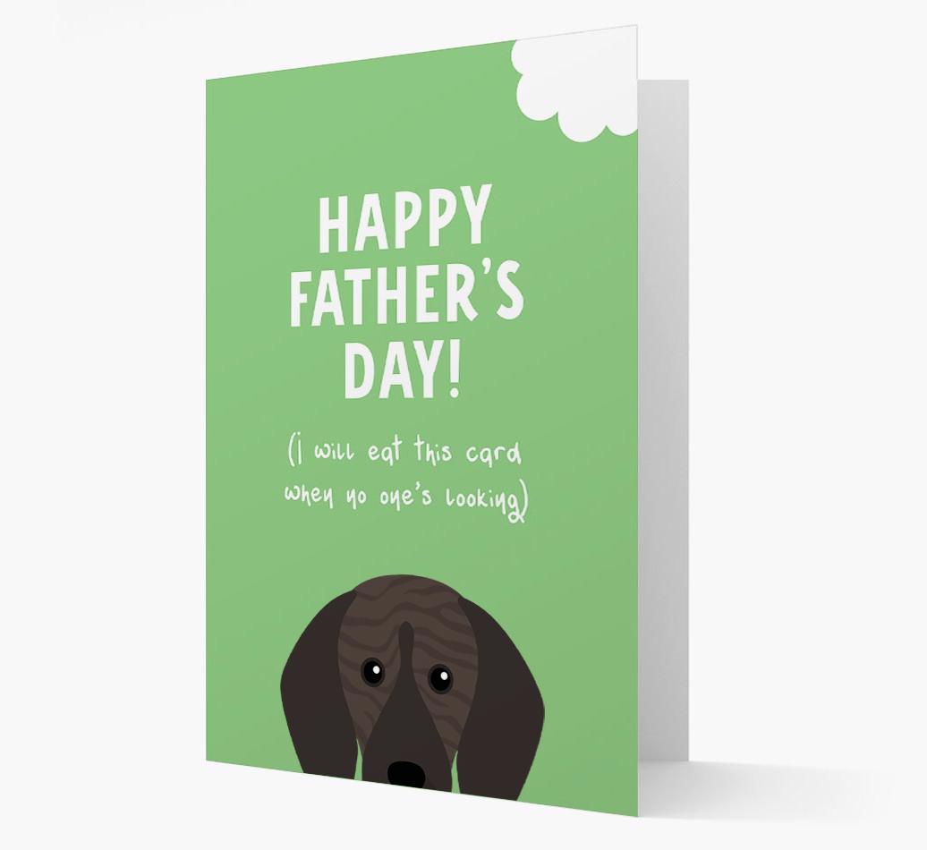 Happy Father's Day: Personalised {breedFullName} Card