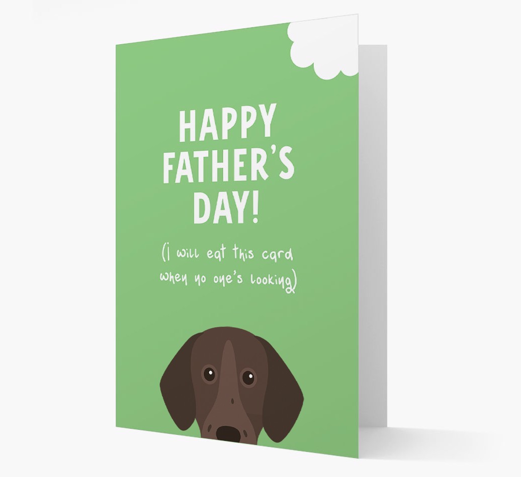 Happy Father's Day: Personalised {breedFullName} Card