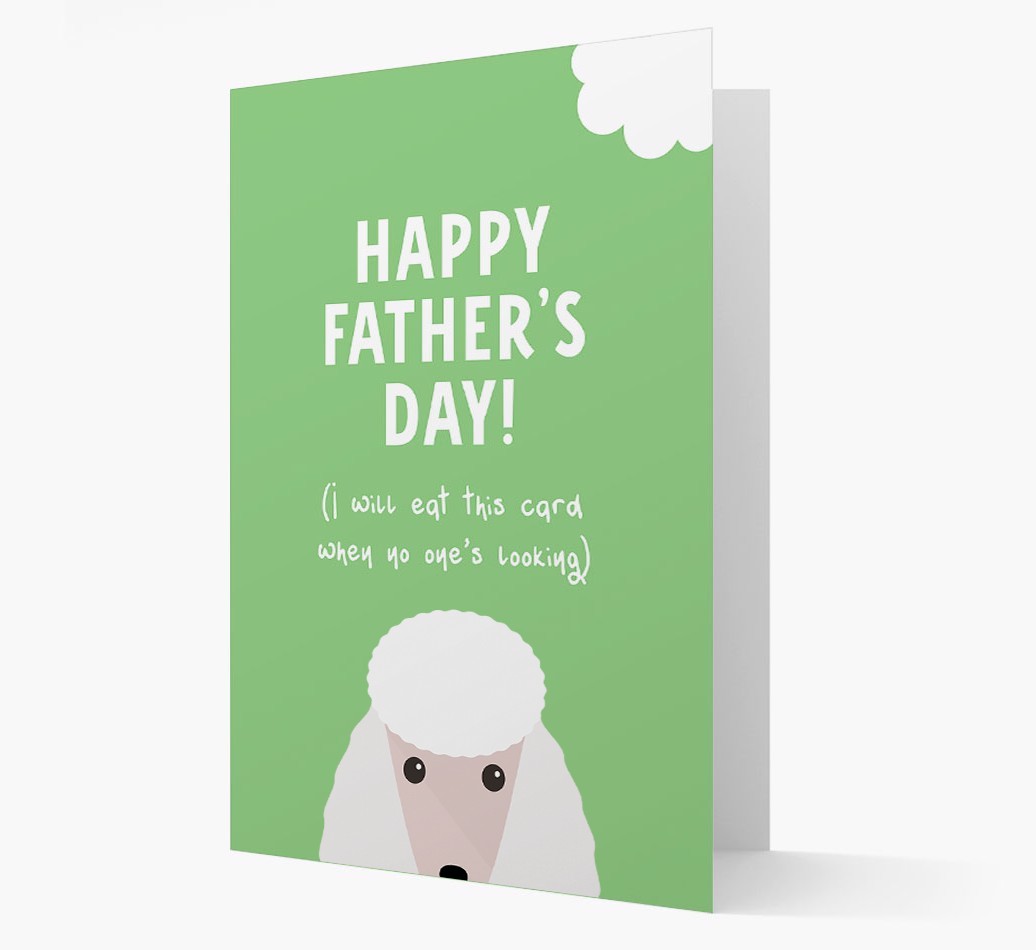 Happy Father's Day: Personalised {breedFullName} Card