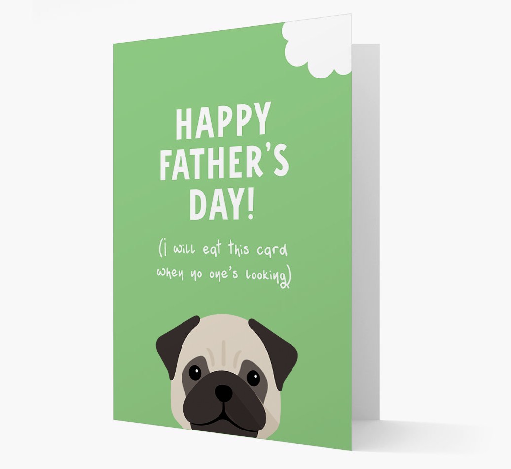 Happy Father's Day: Personalised {breedFullName} Card
