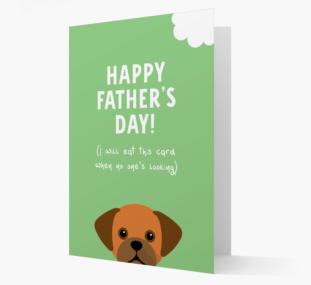 Happy Father's Day: Personalised {breedFullName} Card