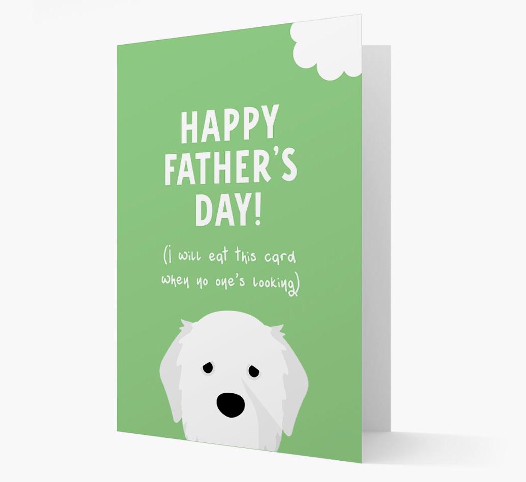 Happy Father's Day: Personalised {breedFullName} Card
