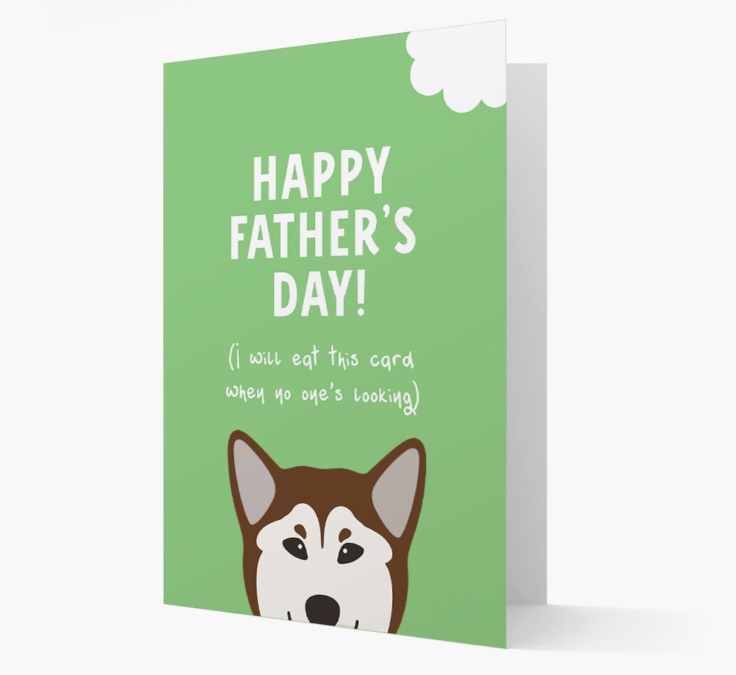 Happy Father's Day: Personalised {breedFullName} Card