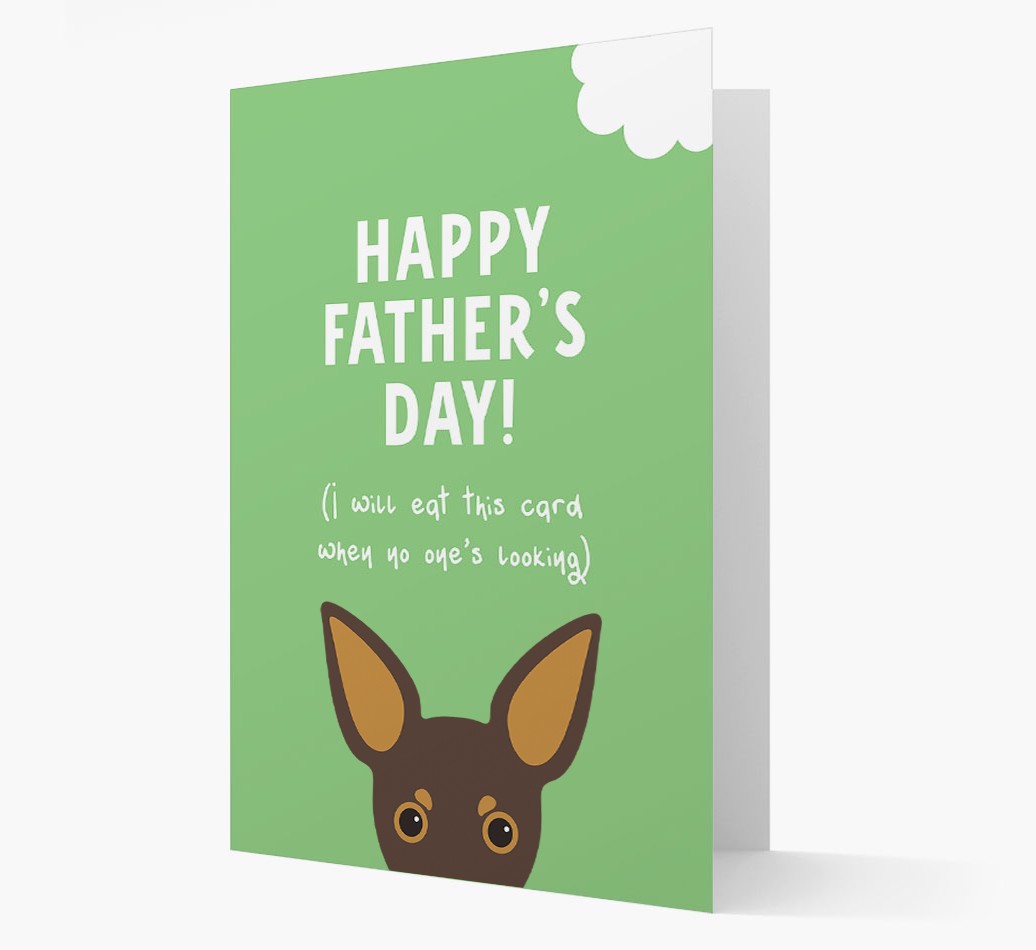 Happy Father's Day: Personalised {breedFullName} Card
