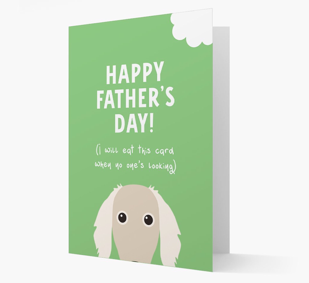 Happy Father's Day: Personalised {breedFullName} Card