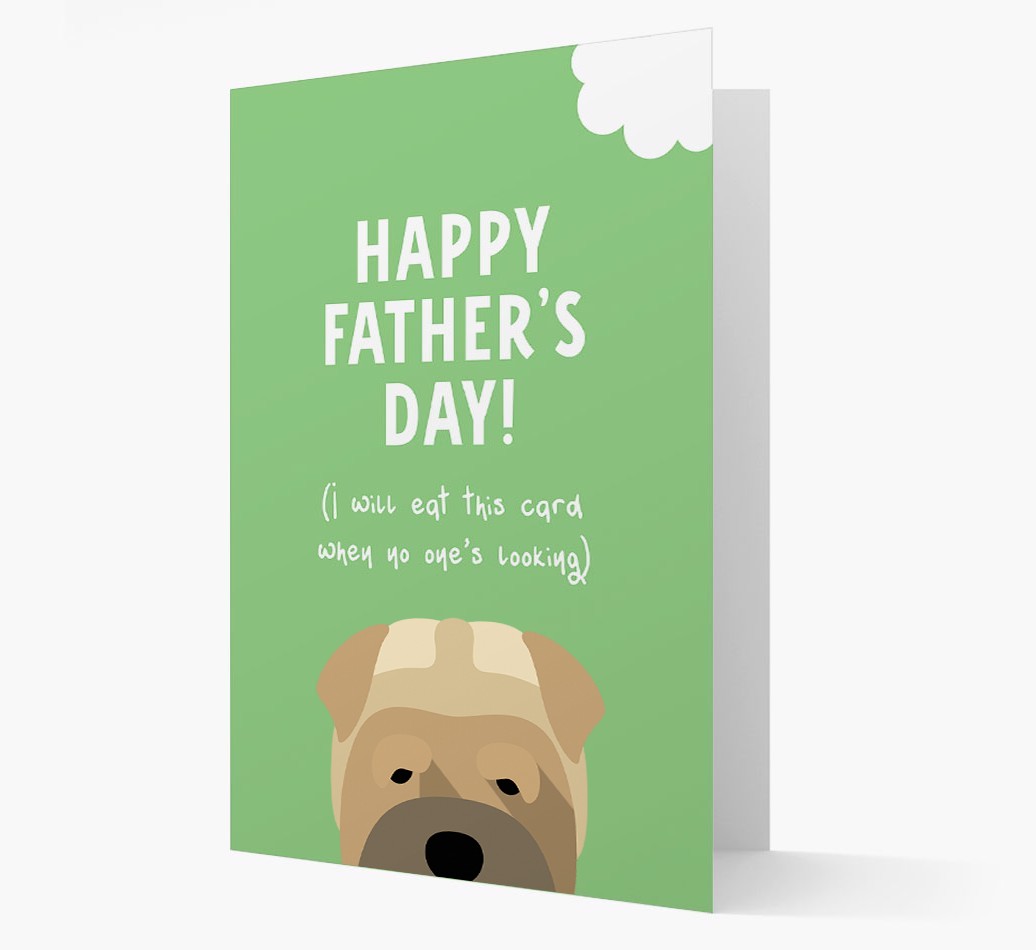 Happy Father's Day: Personalised {breedFullName} Card