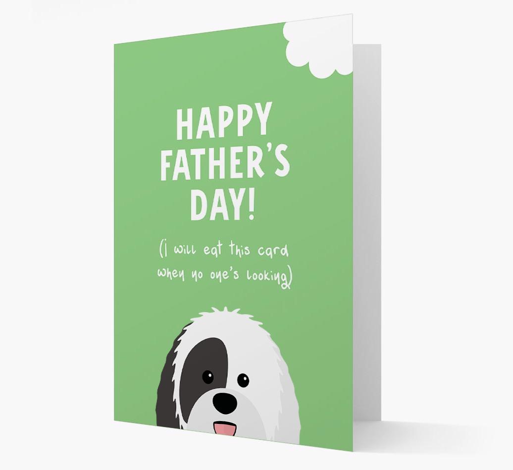 Happy Father's Day: Personalised {breedFullName} Card