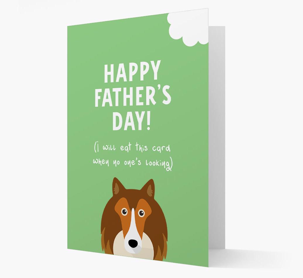 Happy Father's Day: Personalised {breedFullName} Card