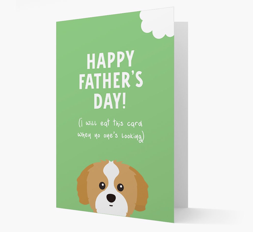 Happy Father's Day: Personalised {breedFullName} Card