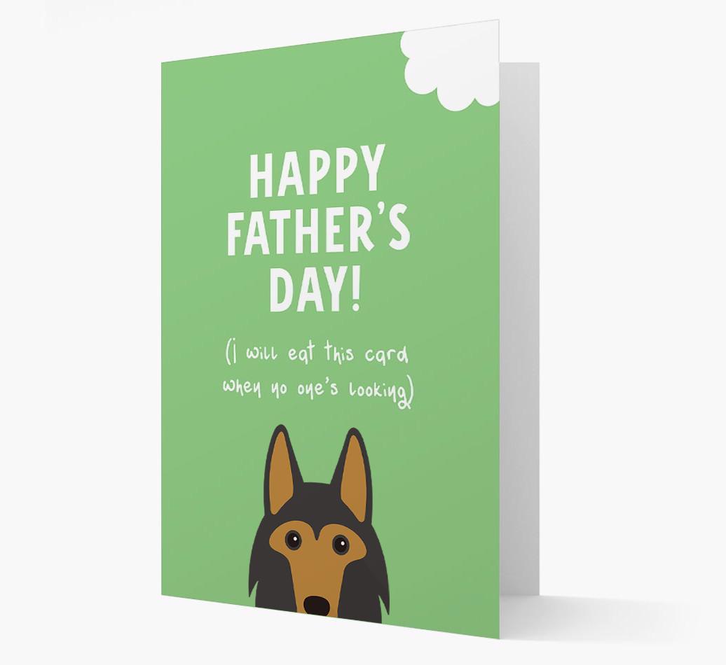 Happy Father's Day: Personalised {breedFullName} Card