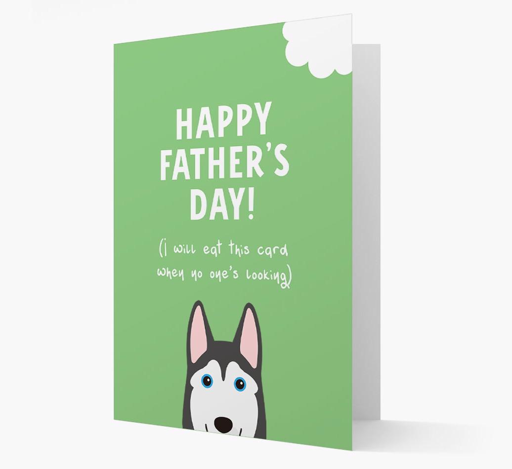 Happy Father's Day: Personalised {breedFullName} Card
