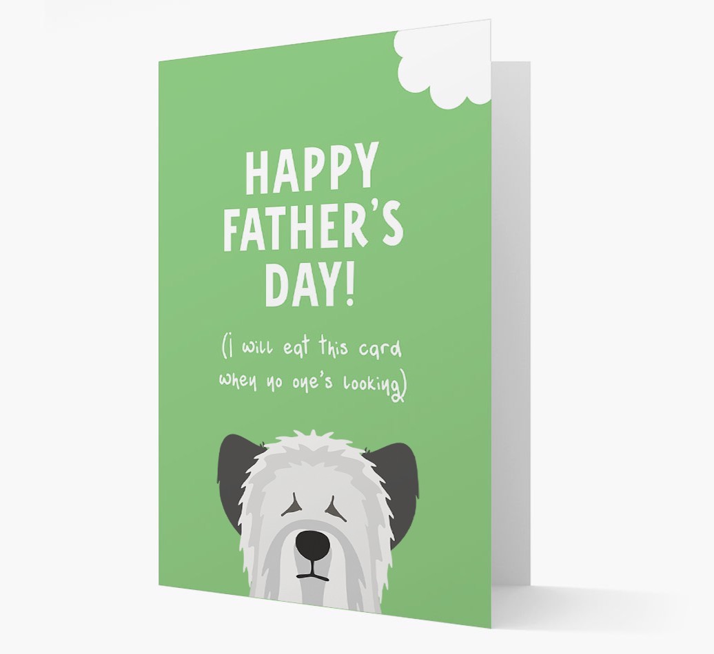 Happy Father's Day: Personalised {breedFullName} Card