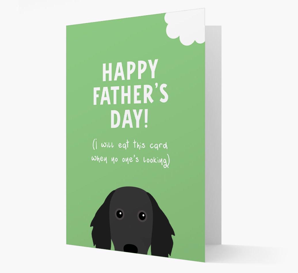 Happy Father's Day: Personalised {breedFullName} Card