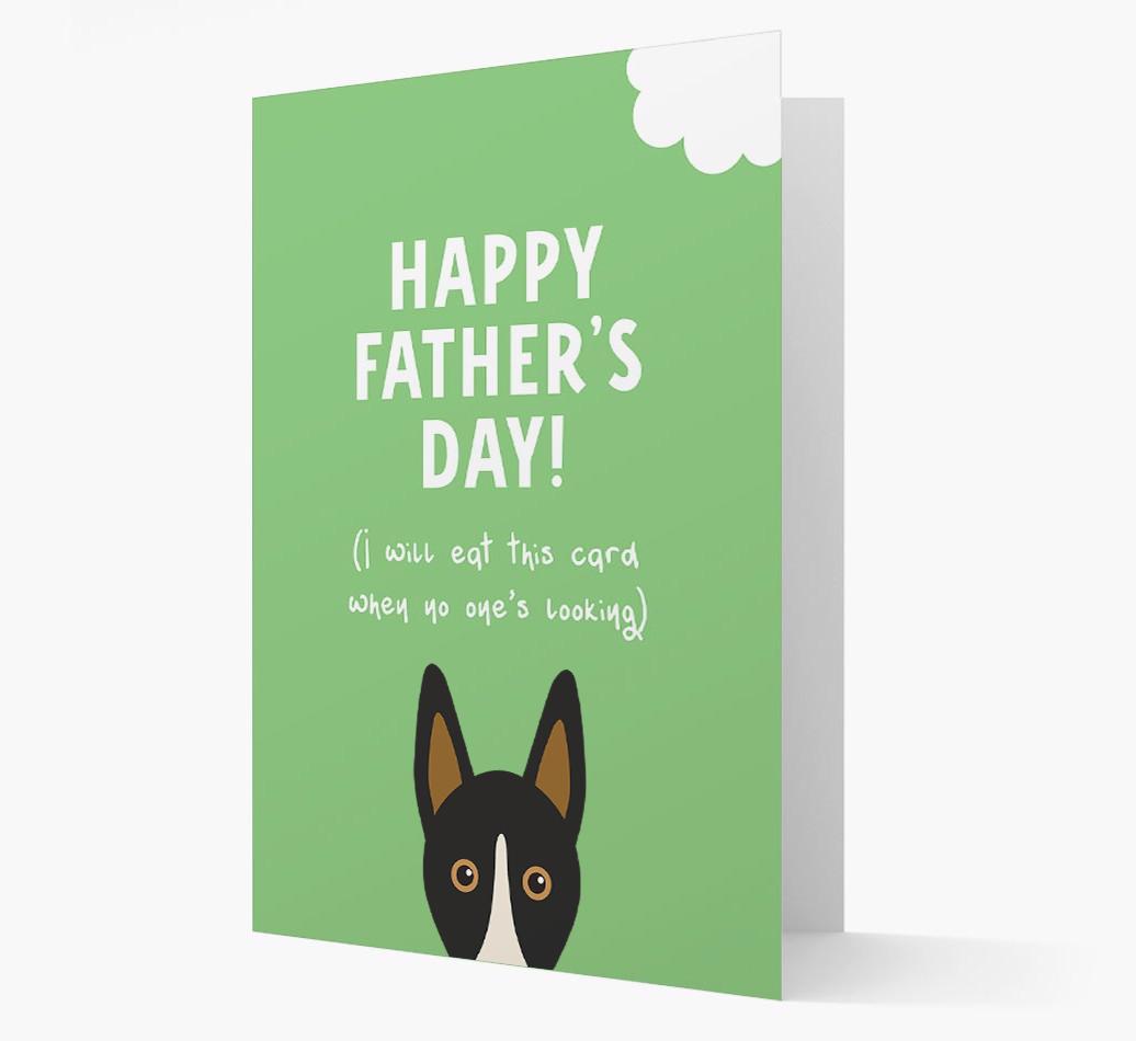 Happy Father's Day: Personalised {breedFullName} Card