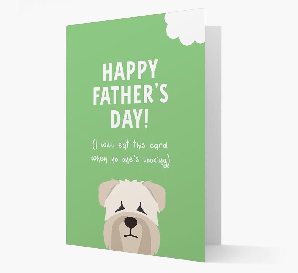 Happy Father's Day: Personalised {breedFullName} Card