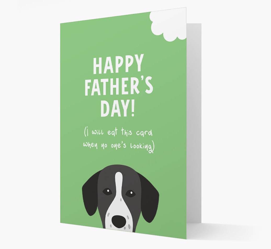 Happy Father's Day: Personalised {breedFullName} Card