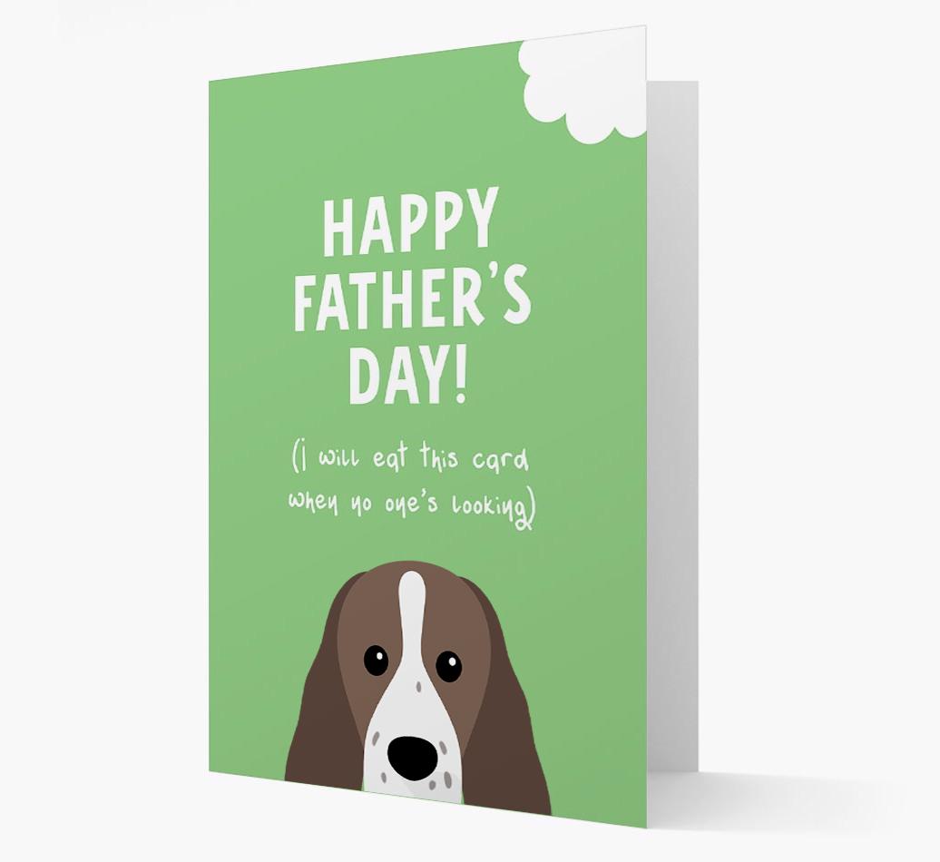 Happy Father's Day: Personalised {breedFullName} Card