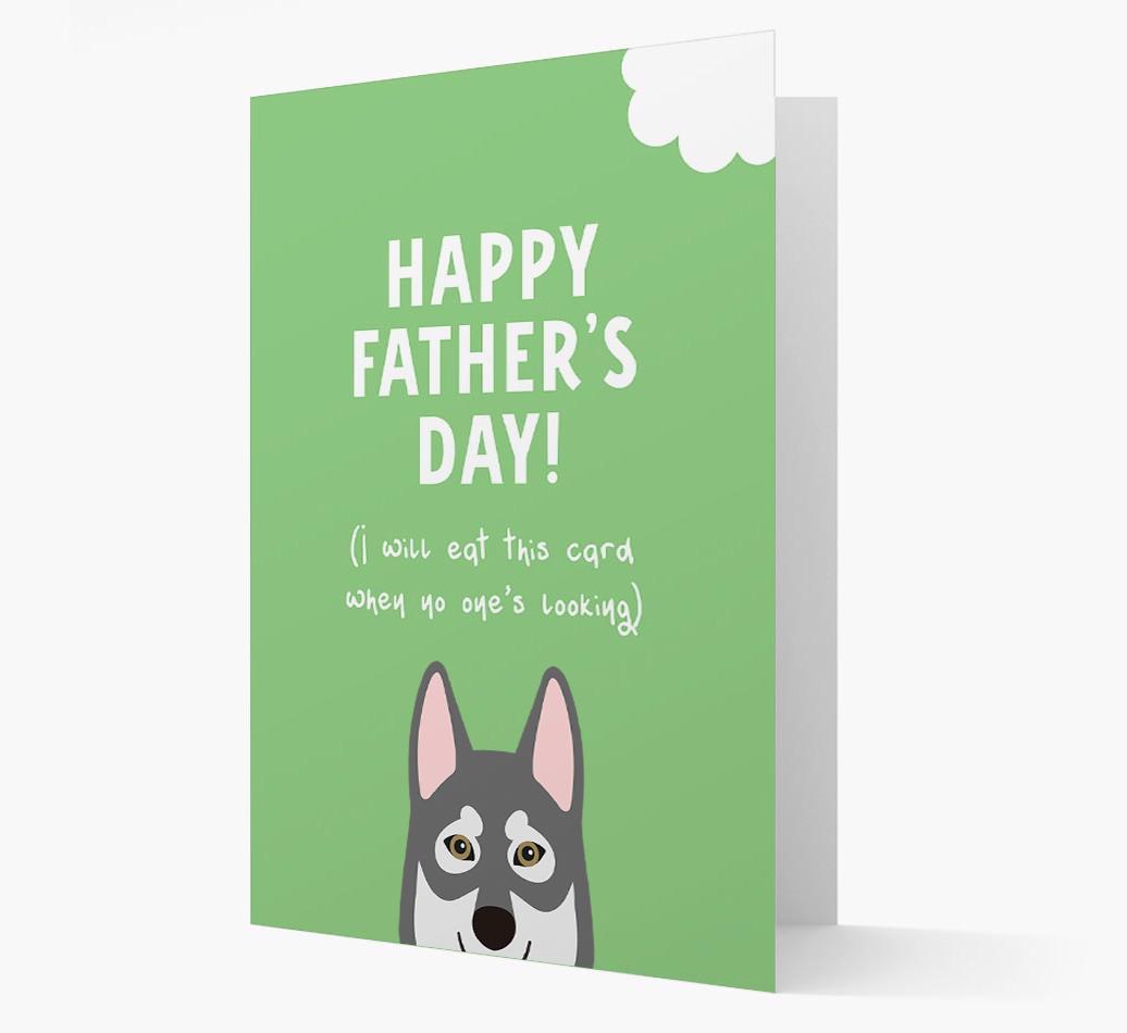 Happy Father's Day: Personalised {breedFullName} Card