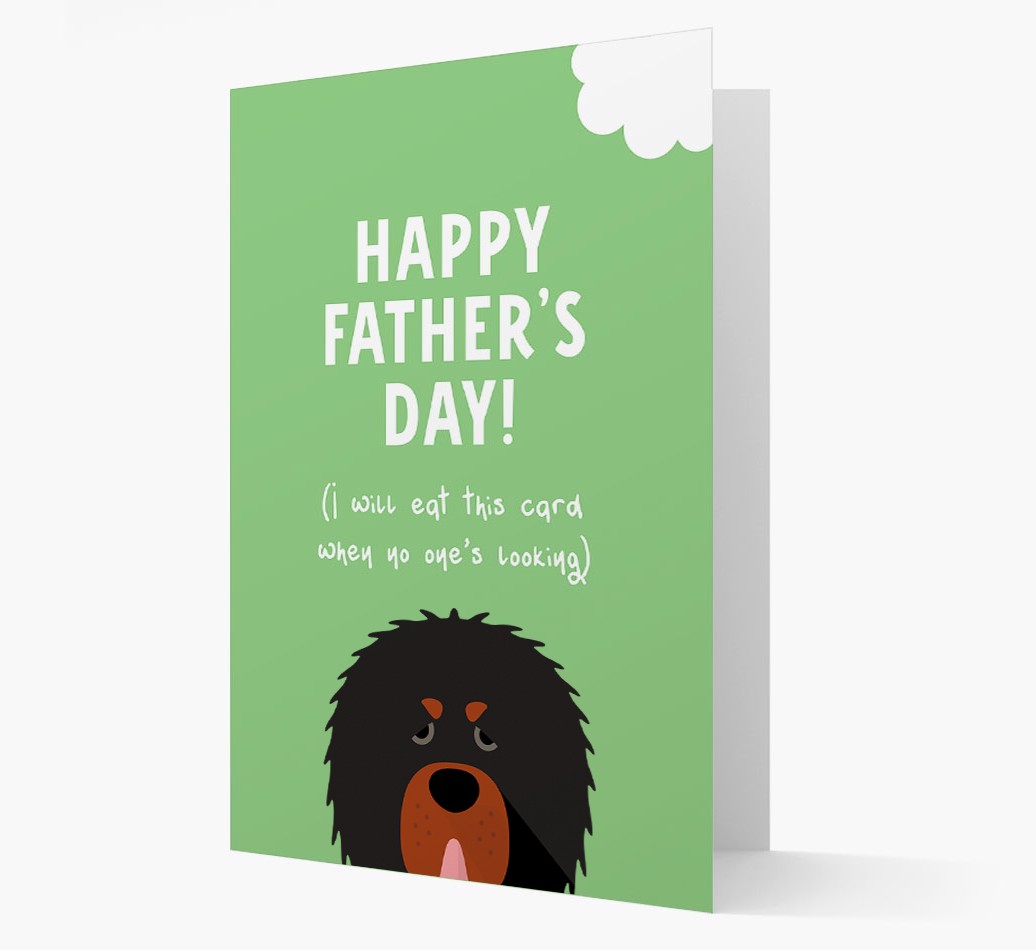 Happy Father's Day: Personalised {breedFullName} Card