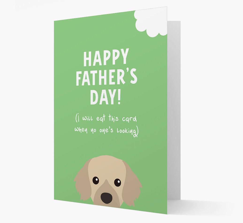 Happy Father's Day: Personalised {breedFullName} Card