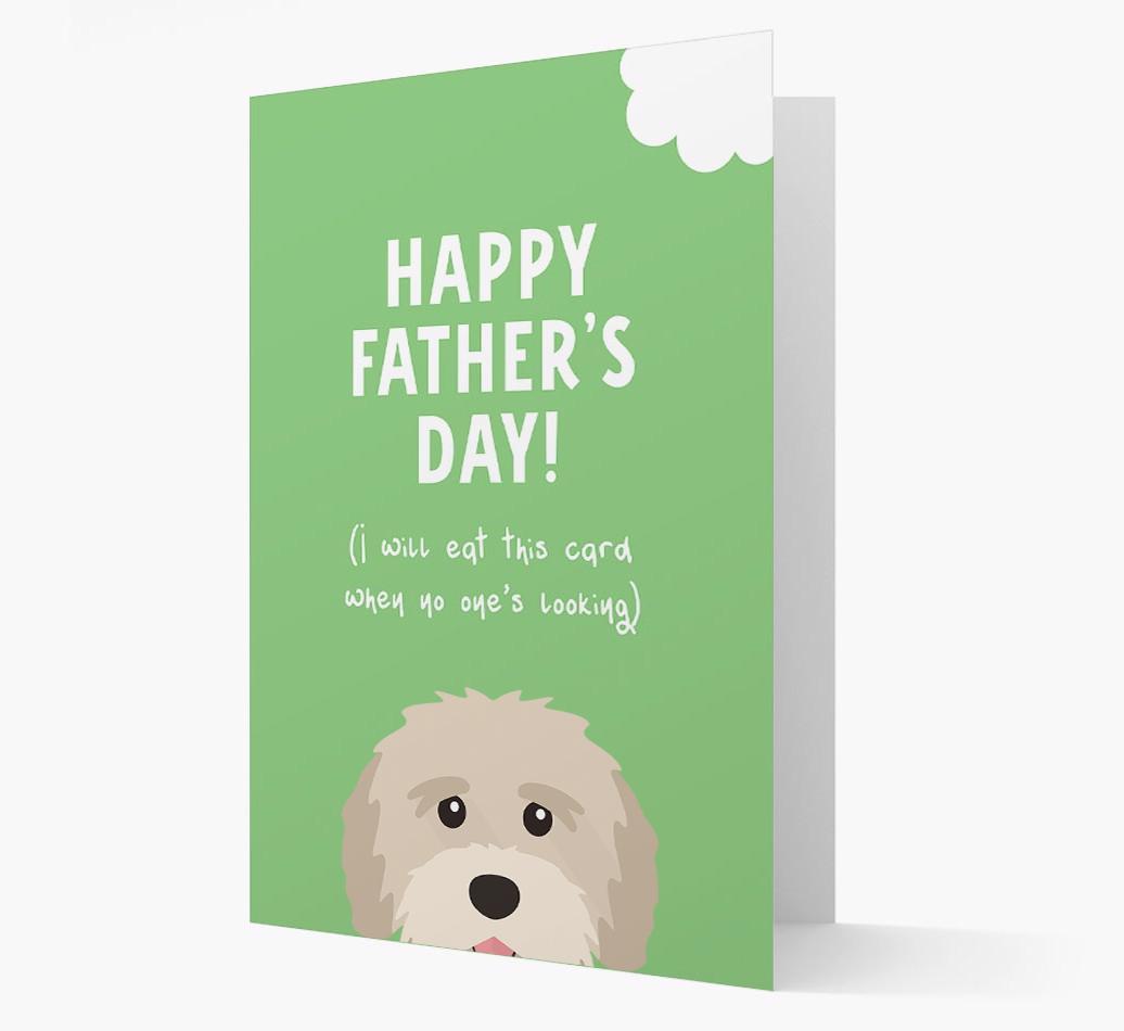 Happy Father's Day: Personalised {breedFullName} Card