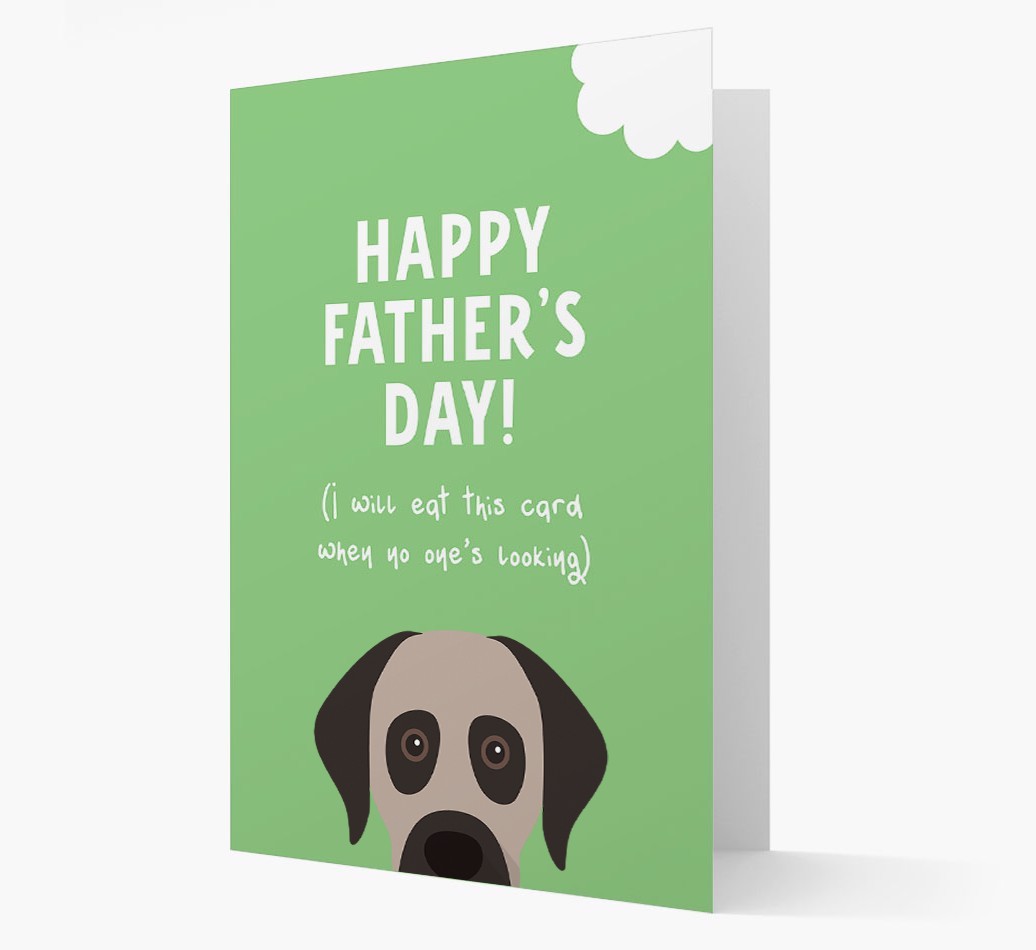Happy Father's Day: Personalised {breedFullName} Card