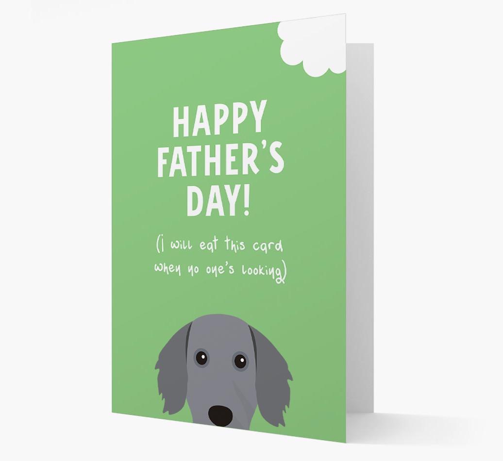 Happy Father's Day: Personalised {breedFullName} Card